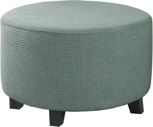 Vista 57 de H.VERSAILTEX Funda Deslizable para Otomana Rectangular Ajuste de Longitud 29"-34" Reposapiés Fundas Deslizables para Sofá Funda para Taburete