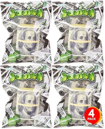 Vista 7 de ArtCreativity Juego de 4 juguetes para aliviar el estrés, para niños y adultos, recuerdos de fiesta de casino, sensoriales para niños, suministros
