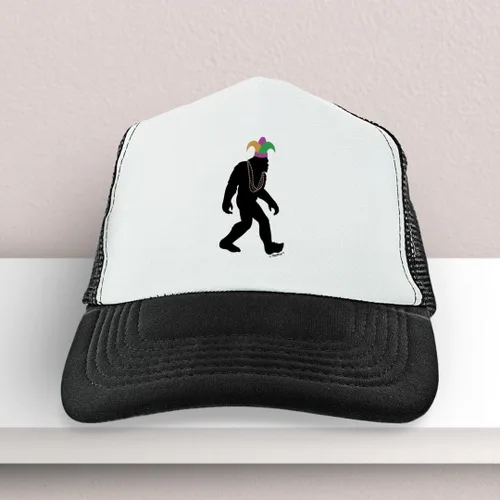 Vista 5 de ThisWear Mardi Gras Sasquatch Trucker Hat
