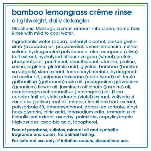 Vista 3 de LATHER Bamboo Lemongrass Champú y acondicionador – Suave champú hidratante diario y acondicionador desenredante para todo tipo de cabello – Ligero