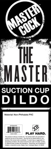 Vista 6 de The Master - Consolador con ventosa, color negro