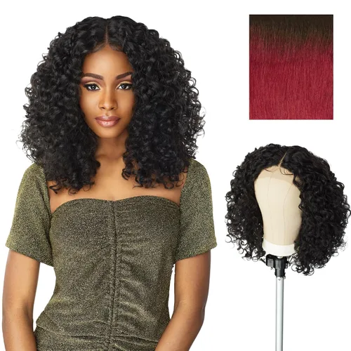 Vista 16 de Sensationnel Butta LaceWig-Unit 5, 1 JETBLACK