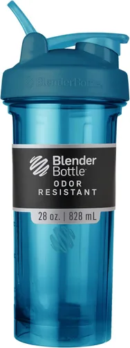 Vista 26 de BlenderBottle - Botella agitadora Pro Series ideal para batidos de proteínas y preentrenamiento, 32 onzas, color negro
