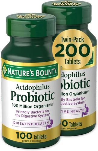 Vista 8 de Nb Acidophilus - Tabletas probióticas Nature's Bounty Acidophilus tamaño 100