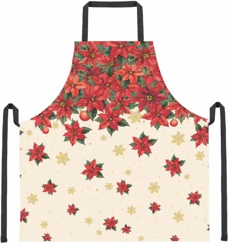 Vista 125 de Dreaweet Delantal de cocina unisex con cuello ajustable de Navidad
