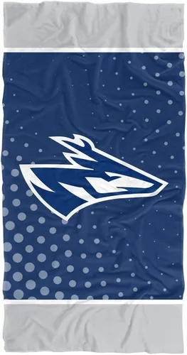 Vista 189 de LOGOVISION Manta Abilene Christian University, 30x60 Logo Dots CottonFront/PolyBackBeachTowel