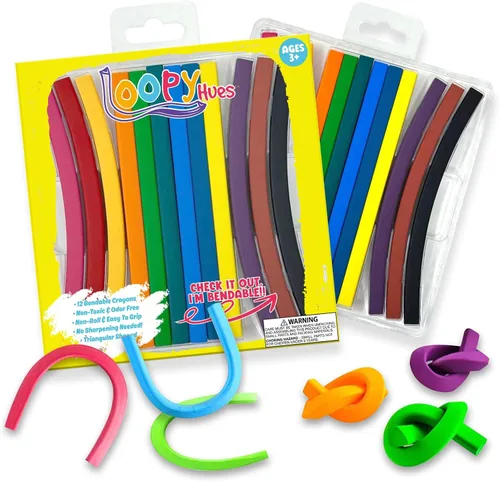 Vista 6 de Crayones flexibles para niños, artes y manualidades, suministros escolares, lápices de letras y números 3D, no necesita afilar, colores surtidos