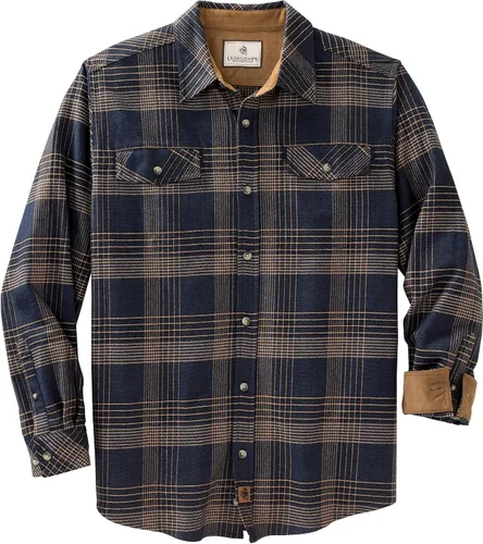 Vista 30 de Legendary Whitetails - Camisa de franela para hombre de manga larga con botones, ajuste relajado