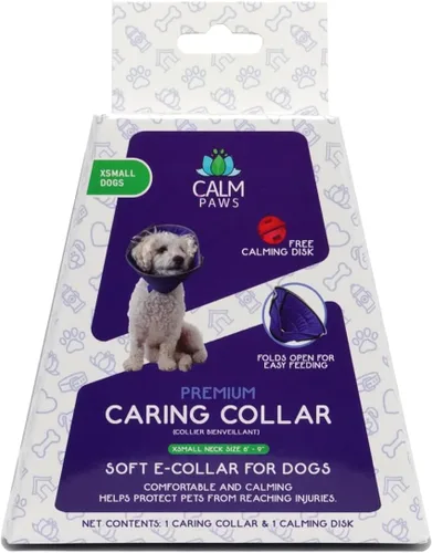Vista 2 de Calm Paws Collar para el cuidado del perro con calmante (XS)
