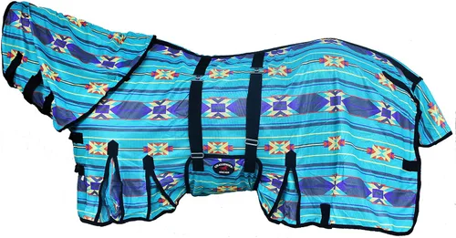 Vista 10 de Challenger Caballo Luz Verano Primavera Airflow Malla Mosca Hoja Desmontable Cuello Galaxy 73157