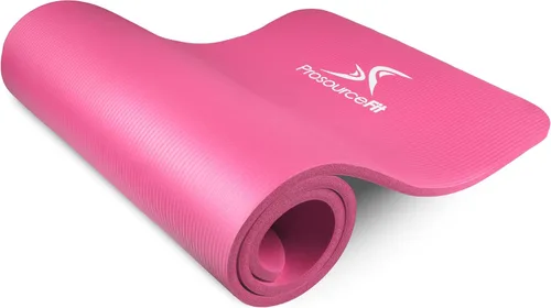 Vista 18 de ProsourceFit Extra Thick Yoga and Pilates Mat 1/2” (13mm) or 1" (25mm), 71-inch Long High Density Exercise Mat with Comfort Foam and Carrying Strap