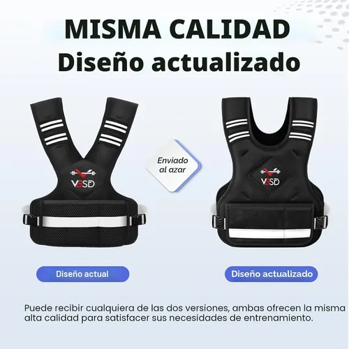 Vista 6 de VBSD Adjustable Weighted Vest for Women Men 4-10lb/11-20lb/20-32lb Vest with 6 Ironsand Weights Body Weight Vest with Reflective Strip for Running