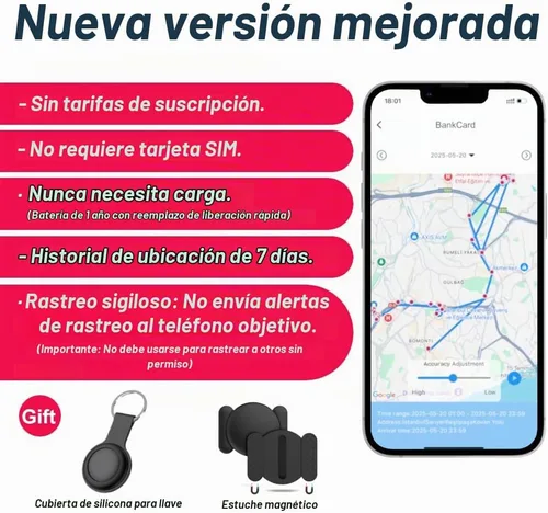 Vista 2 de Rastreador GPS para vehículos - Dispositivos de seguimiento ocultos para automóviles, disponibles para Android e iOS, no requiere tarjeta SIM