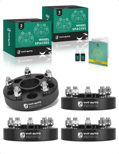 Vista 15 de YHTAUTO - Adaptadores de rueda centrados en el cubo de 5 x 4.5 a 5 x 5 de 1.25 pulgadas, compatibles con ruedas Jeep JK XK WJ WK en YJ TJ XJ KK KJ