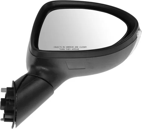 Vista 178 de TRQ Cubierta cromada del espejo manual del lado del pasajero, acabado liso para Volvo VNL 2004-2014 Para Volvo VNL 2004-2014