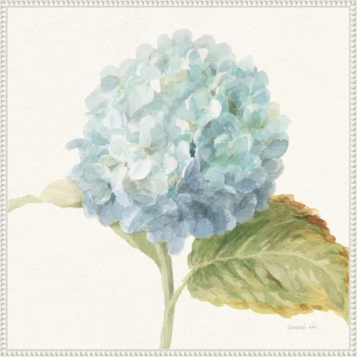 Vista 16 de Amanti Art Lienzo enmarcado para pared, 16 x 16 pulgadas, saco floral V cultivo de hortensia azul por Danhui Nai, lienzo enmarcado para pared, obras