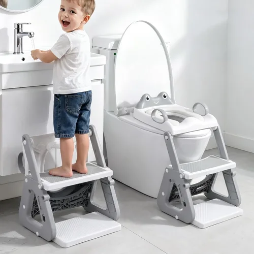 Vista 11 de Orzbow Potty Training Seat with Step Stool, Adjustable Height, Anti-Slip