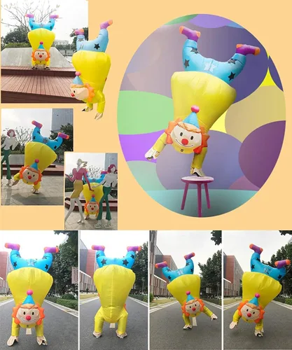 Vista 7 de Inflatable Clown Rabbit Costume Animal Costume Halloween Costumes Fancy Dress for Adult
