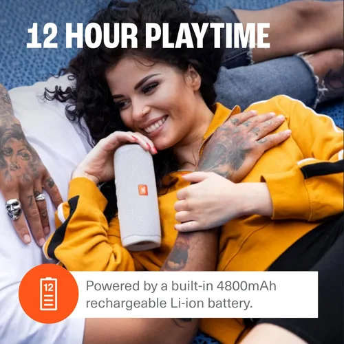 Vista 4 de JBL Flip 5 - Par de bocinas portátiles inalámbrica con conexión Bluetooth, resistentes al agua