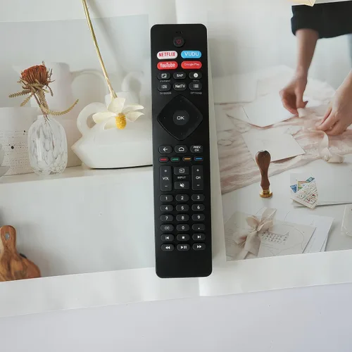 Vista 6 de Mando a distancia de repuesto compatible con Philips Android Smart TV 43PFL5604/F7 55PFL5766/F7 50PFL5766/F7 55PFL5604/F7A 65PFL5766/F7