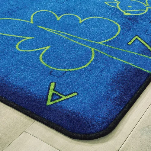 Vista 4 de Carpets for Kids 4413 Give The Planet a Hug - Alfombra rectangular de 3 pies 10 pulgadas x 5 pies 5 pulgadas