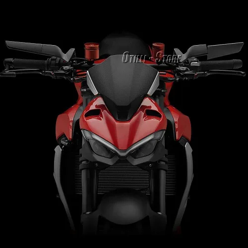 Vista 6 de Espejos retrovisores universales para motocicleta, montaje en manillar para Ducati Streetfighter V4 S V4S STREETFIGHTER V2 motocicleta espejos