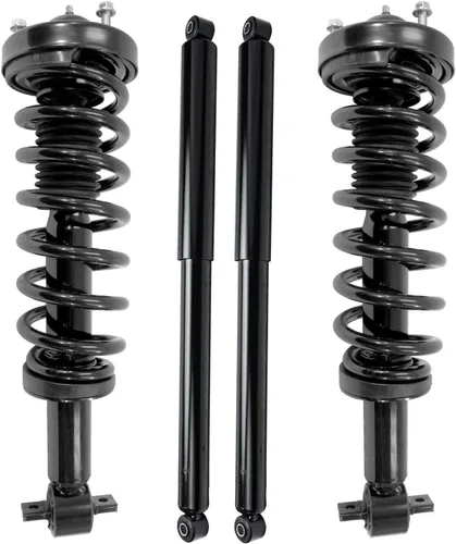 Vista 95 de Detroit Axle - Puntales y Amortiguadores para Chevy Traverse Buick Enclave GMC Acadia Saturn Outlook 2007-2012, 2 puntales delanteros con resorte