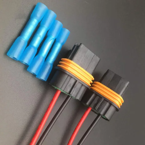 Vista 5 de Arnés de cableado de coleta de conector de refrigeración de ventilador compatible con Ford Chevrolet Corvette Camaro TPI LT1 LS1 LS6