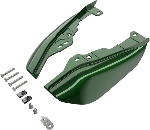 Vista 131 de Advanblack Deflectores de aire Road Glide de marco medio 2024 compatibles con Harley Touring Street Glide, Road King, Electra Glide, 2009-2025