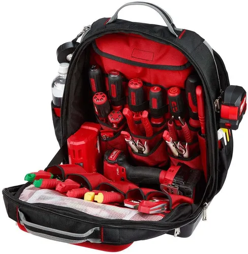 Vista 5 de 48-22-8201 Compatible con Milwaukee Base Resistente a Impactos Balísticos Ultimate Jobsite Mochila 48 Bolsillos