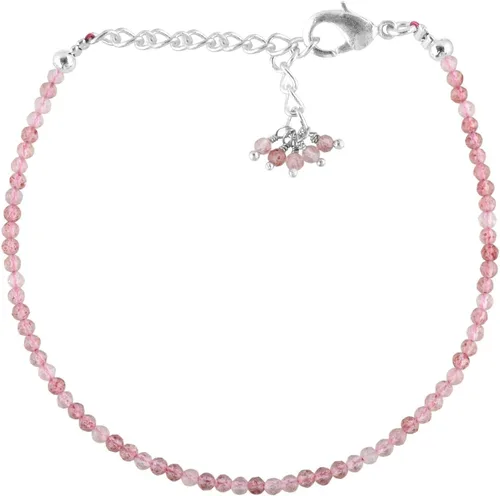 Vista 63 de Natural Gemstone Micro Round Beads Dainty Choker Bangle Bracelet, Handmade Jewelry for Women, Healing Chakra Crystals Silver Plated Chain 8 inch