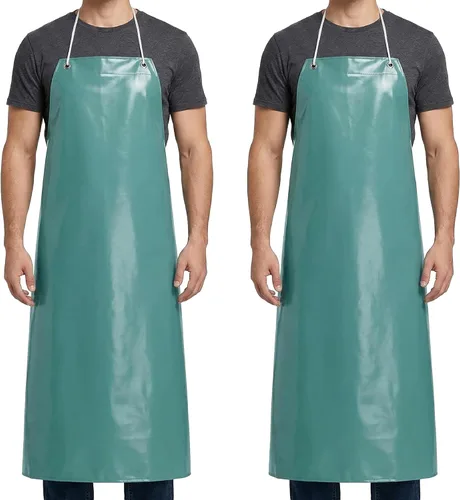 Vista 16 de Xpose Safety Heavy Duty Vinyl Waterproof Aprons, White - For Home, Industrial and Commercial Use - Chemical Resistant