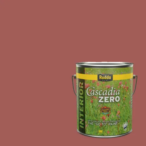 Vista 40 de Rodda Paint CASCADIA ZERO - Pintura plana e imprimación para interiores en uno, cuarto de galón, rosa Mullen