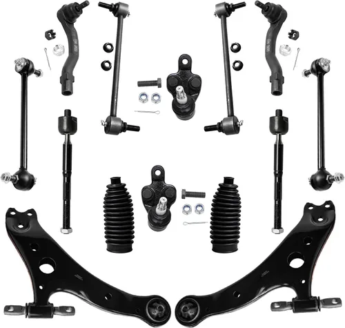 Vista 20 de Detroit Axle - Kit de suspensión frontal de 15 piezas para Jeep Grand Cherokee 99-04 1999 2000 2001 2002 2003 2004, brazos de control superior e