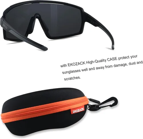 Vista 2 de Cycling Sunglasses for Men Women Big Large Driving Fishing Mountain Bike Baseball Sun Glasses