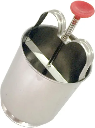 Vista 4 de Medu Wada Vada Doughnut Maker de acero inoxidable - Dispensador para Wada perfectamente formado y crujiente