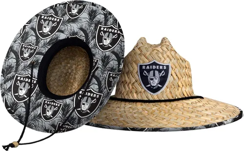 Vista 22 de FOCO - Sombrero de paja con logotipo de equipo universitario de NCAA y estampado floral para hombre