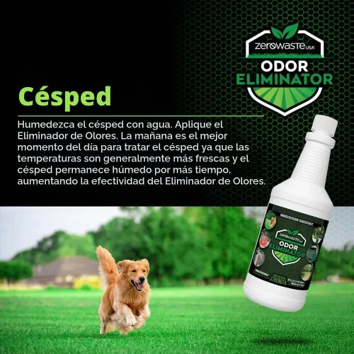 Vista 4 de ZERO WASTE USA Eliminador de olores Ultra Concentrado - 1 Galón
