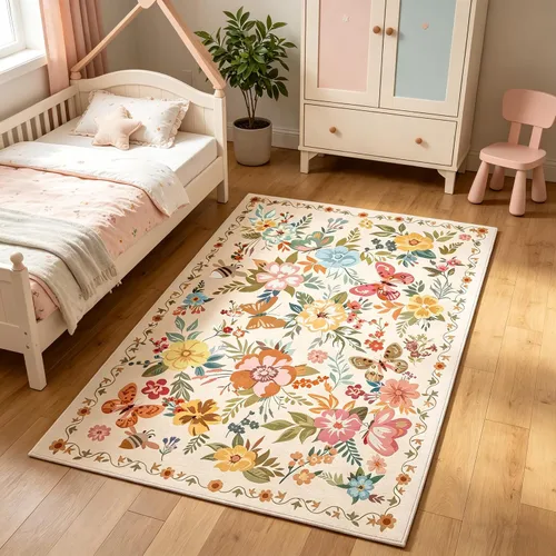 Vista 60 de UKELER Tapete antideslizante para puerta, alfombras de acento modernas para entrada, estilo romántico campestre americano, alfombras de algodón