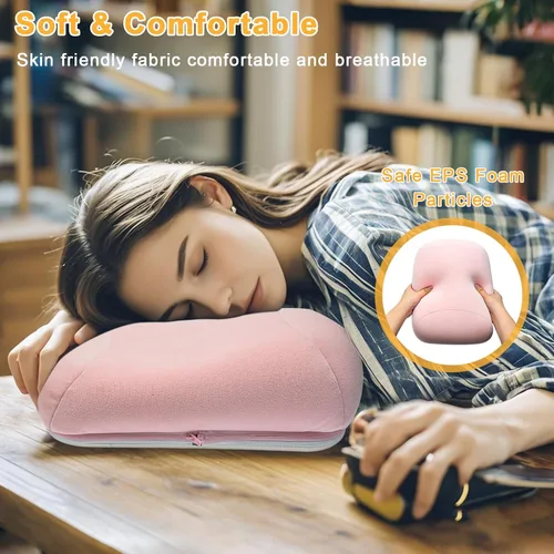 Vista 4 de Lap Beanbag - Soporte de almohada para Kindle con almohadilla de silicona, soporte de iPad ajustable en ángulo para cama, almohada de tableta