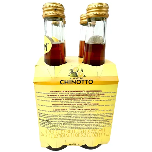 Vista 3 de Lurisia Chinotto - Soda italiana de 4 x 9.3 onzas líquidas (9.3 fl oz) – Cola – Jugo carbonatado con gas de Chinotto – Refresco de cítricos
