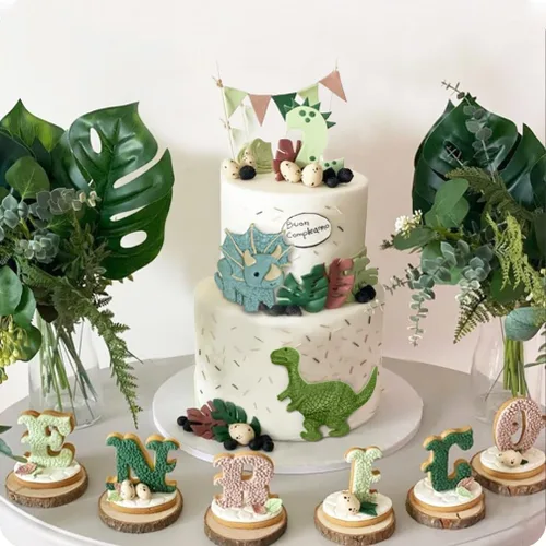 Vista 3 de Funshowcase Molde de silicona para fondant de dinosaurio Carcharodontosaurus 2.6inch