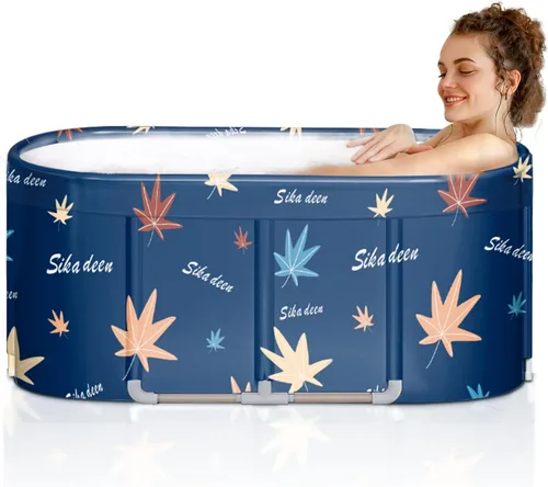 Vista 7 de Bañera portátil, bañera plegable independiente, bañera japonesa de remojo, bañera para cabina de ducha, bañera de hidromasaje plegable para baño