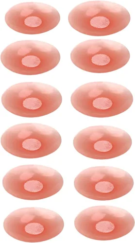 Vista 26 de ICEGIA Fundas para pezones para mujer, impermeables, reutilizables, ultra finas y adhesivas de silicona para pezones, pétalos