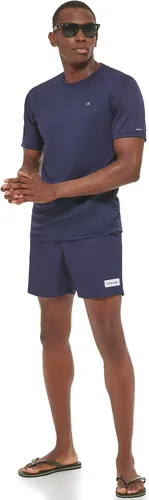 Vista 4 de Calvin Klein Manga corta ligera de secado rápido para hombre, protección UPF 40+
