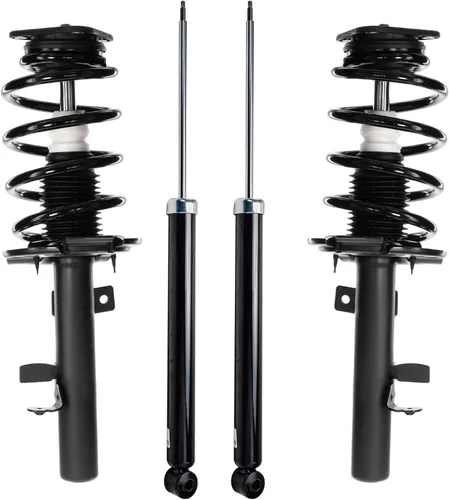 Vista 61 de Detroit Axle - Puntales y Amortiguadores para Chevy Traverse Buick Enclave GMC Acadia Saturn Outlook 2007-2012, 2 puntales delanteros con resorte
