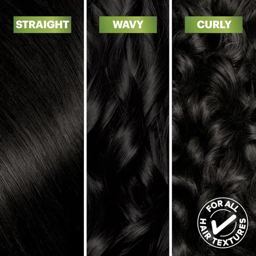 Vista 5 de Garnier Nutrisse Ultra Coverage - Tinte en crema nutritiva para el cabello, 200 negro suave oscuro (negro sésamo), tinte permanente para el cabello