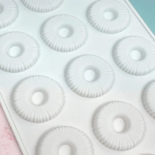Vista 8 de Molde de silicona para donas redondas, moldes de silicona para dulces, moldes de silicona antiadherentes, perfectos para donas, pasteles, galletas
