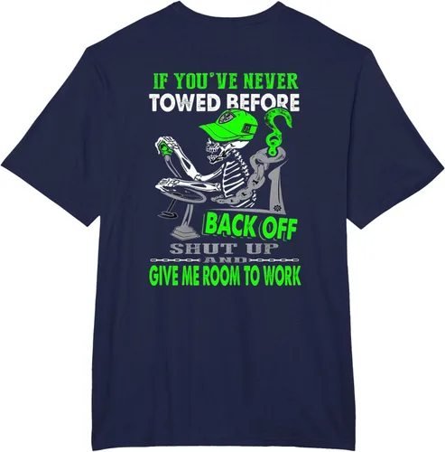 Vista 14 de Proud Tow Truck Operator - Camiseta, Negro, S