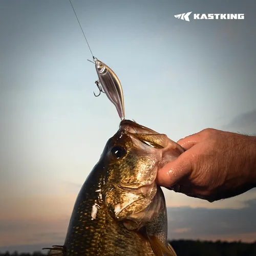 Vista 10 de KastKing Superpower - Línea de pesca trenzada Texas Edition, 4 piezas de señuelos trenzados y lubina, con cebos duros y suaves, agua superior